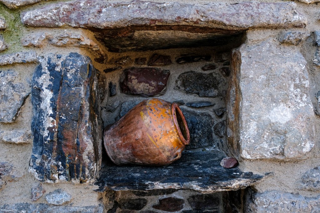 Une maison du village de Villanova en détail