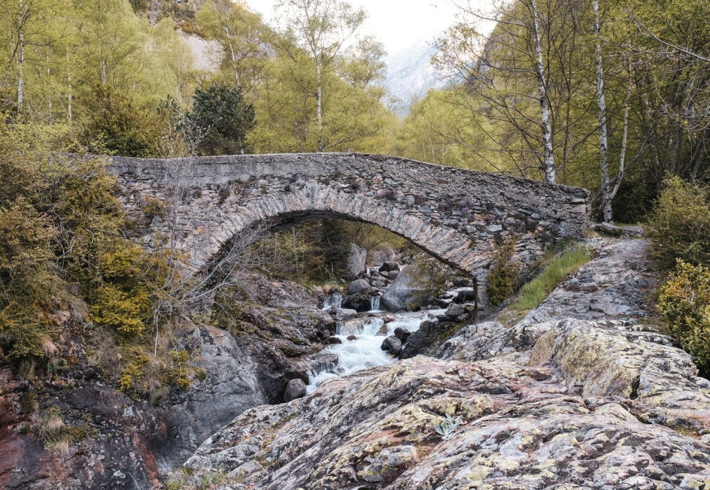 Puente de Tramarríus, Eriste. Valle de Benasque