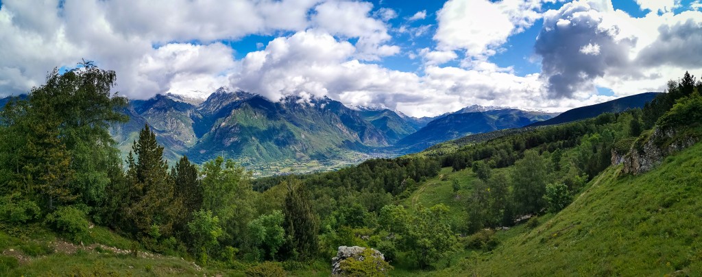 Vista panorámica del Valle de Benasque