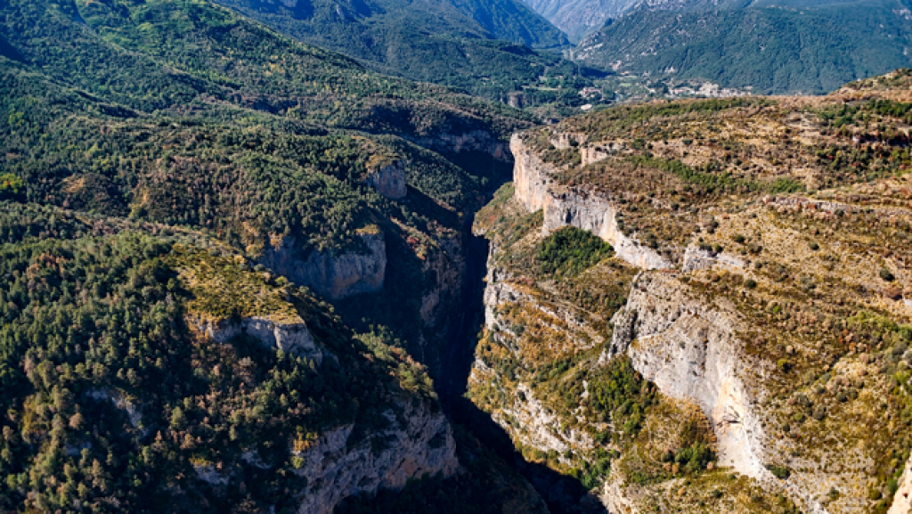 Congosto de Ventamillo desde el aire